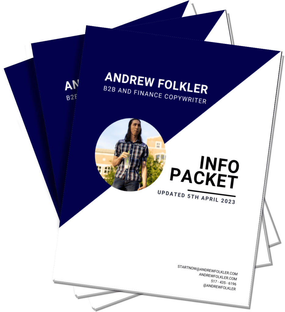 Andrew Folkler Info Packet